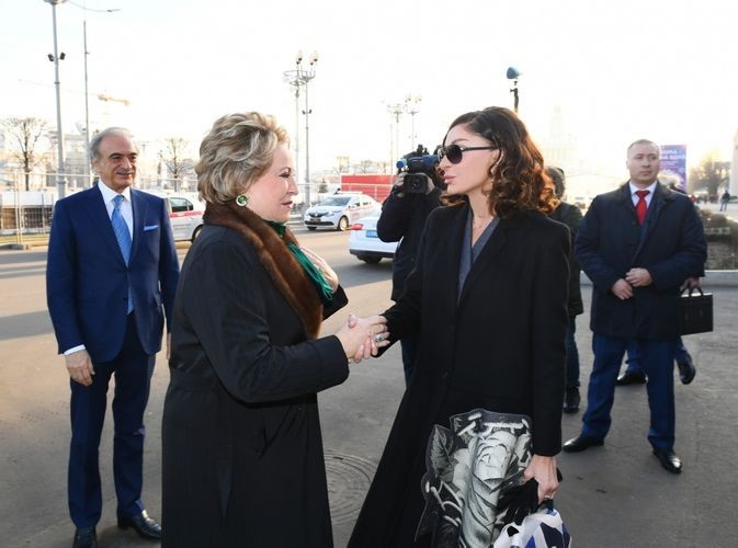 Mehriban Əliyeva “Azərbaycan” pavilyonunun açılışında - FOTOLAR