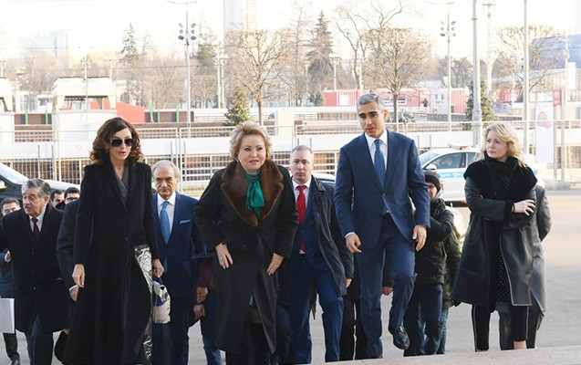 Mehriban Əliyeva “Azərbaycan” pavilyonunun açılışında - FOTOLAR