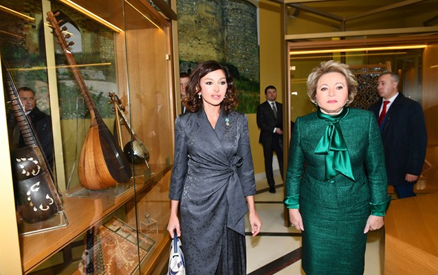 Mehriban Əliyeva “Azərbaycan” pavilyonunun açılışında - FOTOLAR