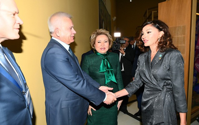 Mehriban Əliyeva “Azərbaycan” pavilyonunun açılışında - FOTOLAR