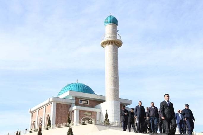 Şeyxülislam "Allahşükür" məscidinin açılışında - FOTOLAR