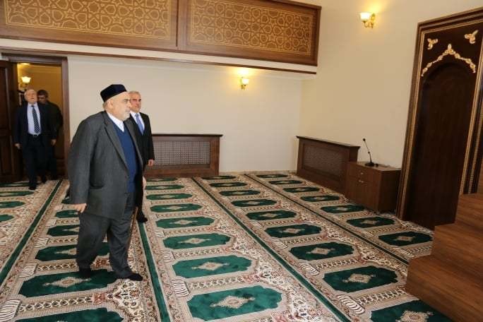 Şeyxülislam "Allahşükür" məscidinin açılışında - FOTOLAR