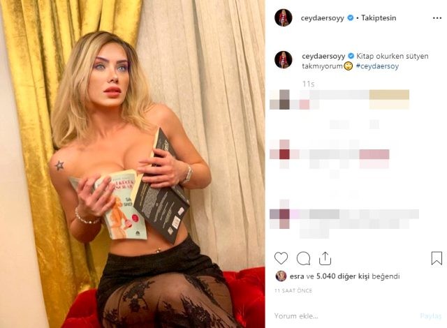 "Kitab oxuyanda büstqalter taxmıram" - FOTOLAR