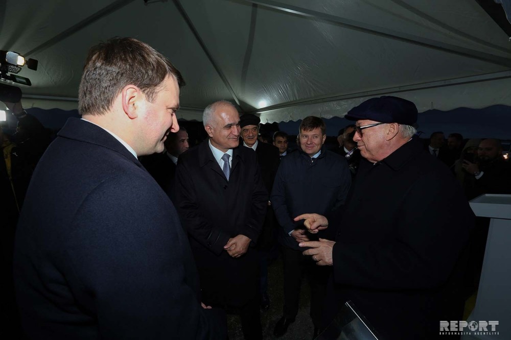 Hacıqabul Sənaye Məhəlləsində yeni zavodun təməli qoyuldu - FOTO