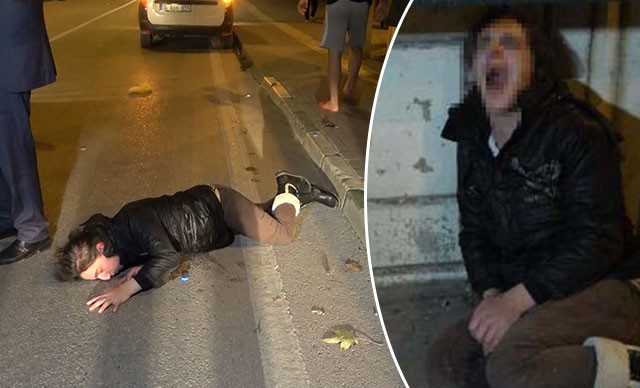 Avtomobilindəki gənc qadını döydü, daha sonra... (FOTO)