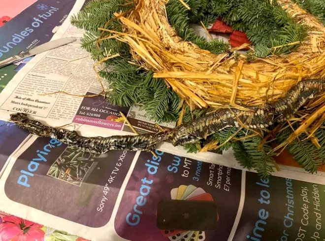 Yeni il üçün 27 manata alınan bəzək əşyasının içindən ilan çıxdı - FOTOLAR