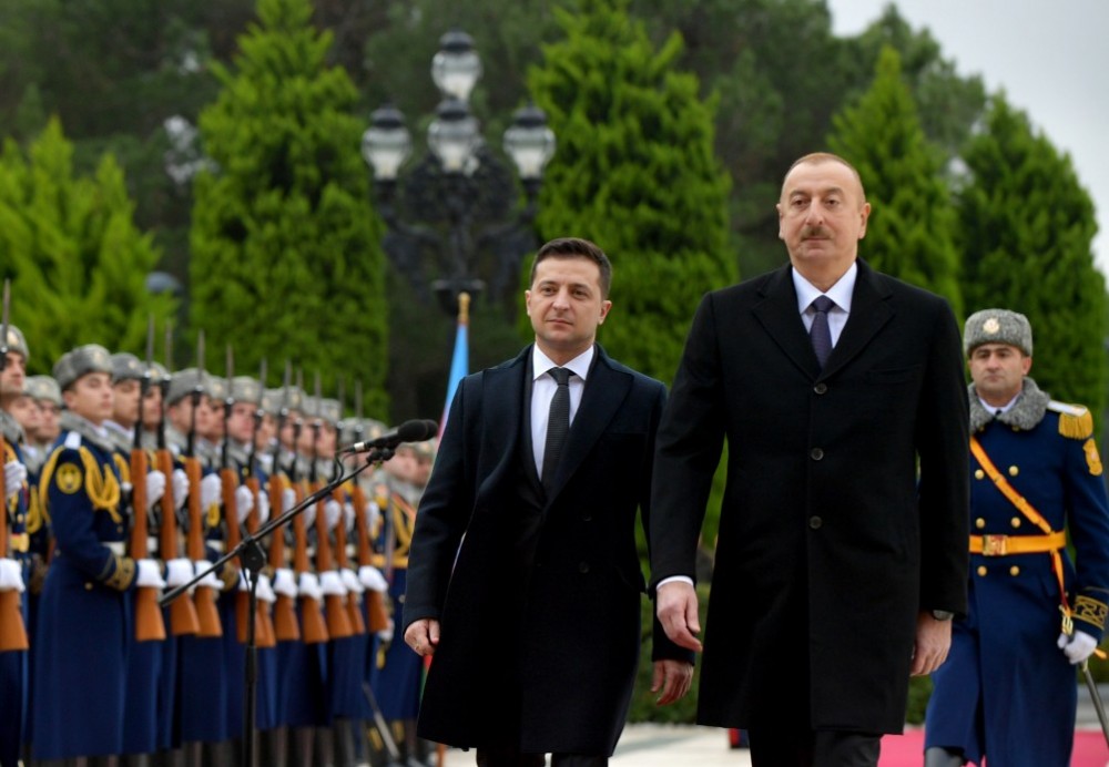 İlham Əliyev Zelenskini belə qarşıladı - FOTO-VİDEO