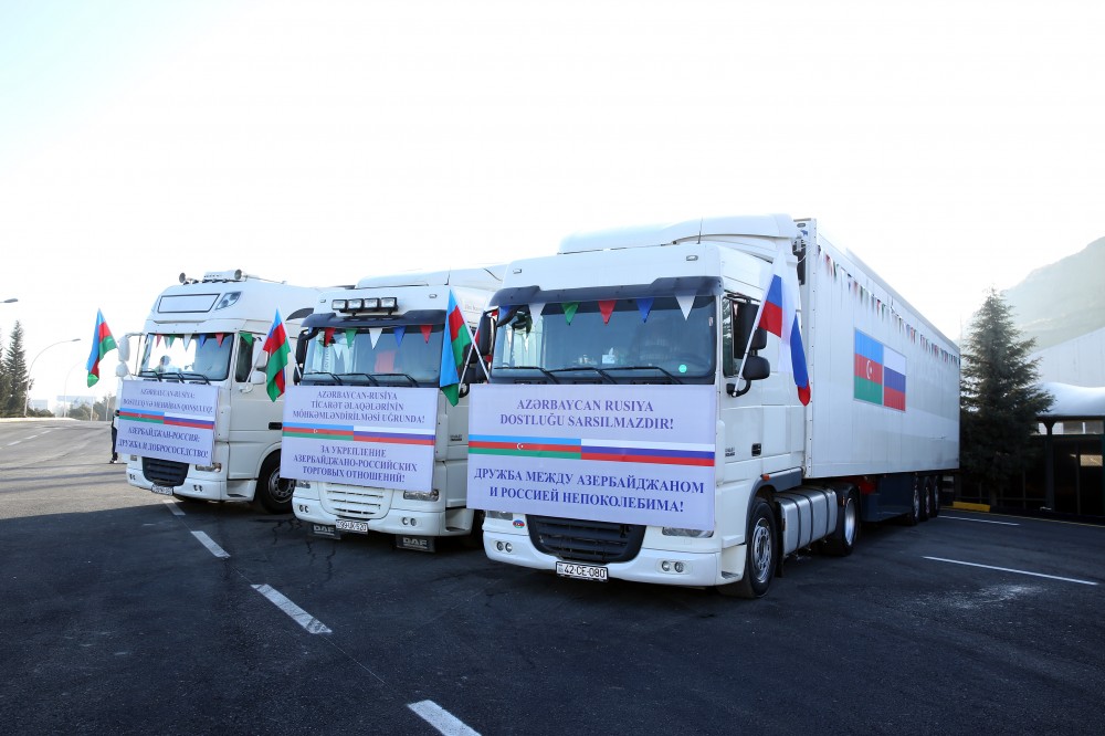 Samur çayı üzərindəki yeni avtomobil körpüsü istifadəyə verildi - FOTOLAR