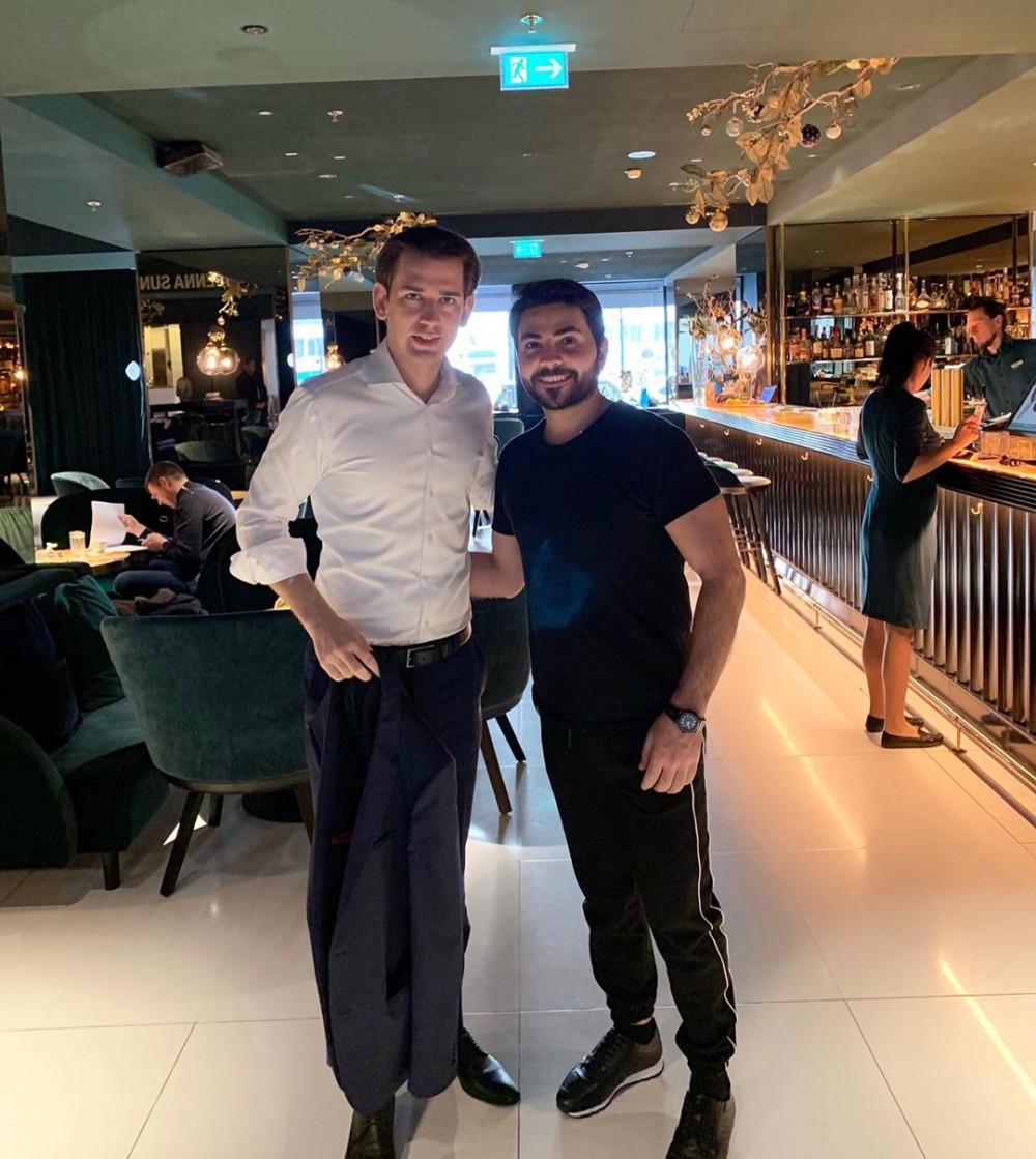 Elçin Cəfərov Avstriya Kansleri ilə görüşdü - FOTO