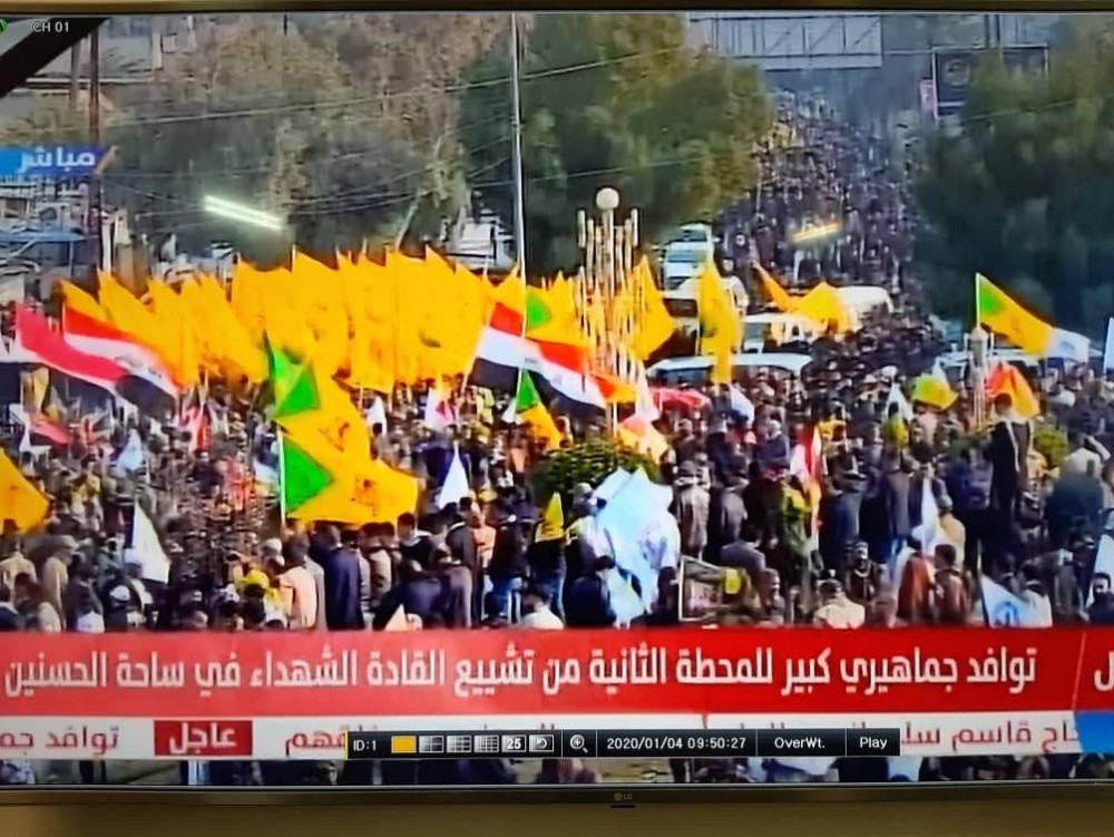 İraqlılar öldürülən general Qasım Süleymani ilə belə vidalaşır - FOTO-VİDEO