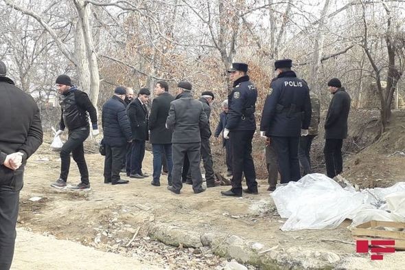 Tovuzda 10 yaşlı qızın yanmış meyiti ərazidən götürüldü - FOTO