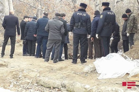 Tovuzda 10 yaşlı qızın yanmış meyiti ərazidən götürüldü - FOTO