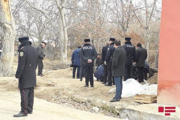 Tovuzda 10 yaşlı qızın yanmış meyiti ərazidən götürüldü - FOTO