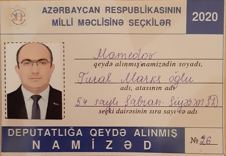 Tural Məmmədovun da namizədliyi qeydə alındı 