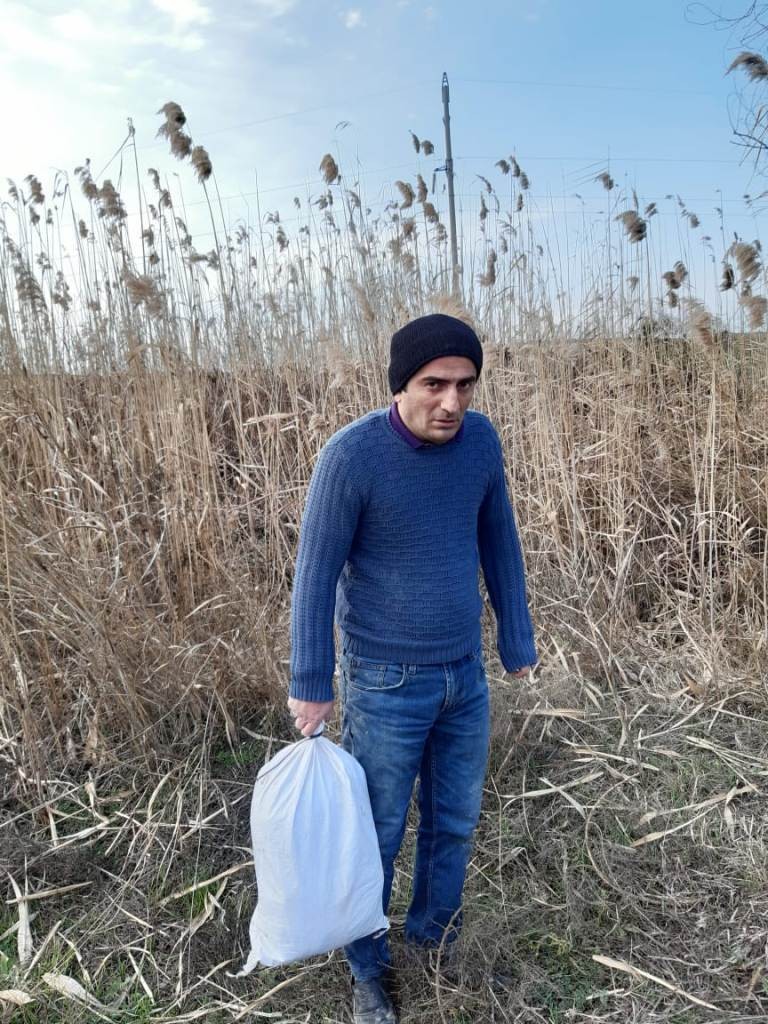 Beyləqanda sərhədi pozan şəxs saxlanıldı - FOTO