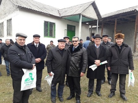 Novruz Aslanovun təşviqat kampaniyası 33 kəndi əhatə edib - FOTOLAR