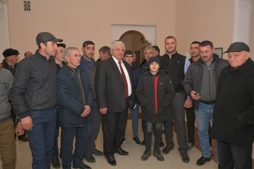 Zeyqəm Hüseynov Xaçmazda seçicilərlə izdihamlı görüş keçirdi - FOTOLAR