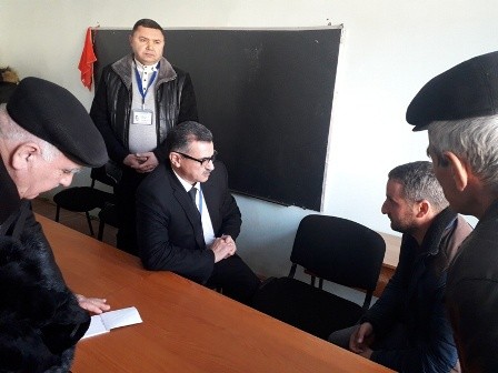 Novruz Aslanov 4 kənddə seçiciləri və rayon ağsaqqalları ilə görüşdü - FOTOLAR