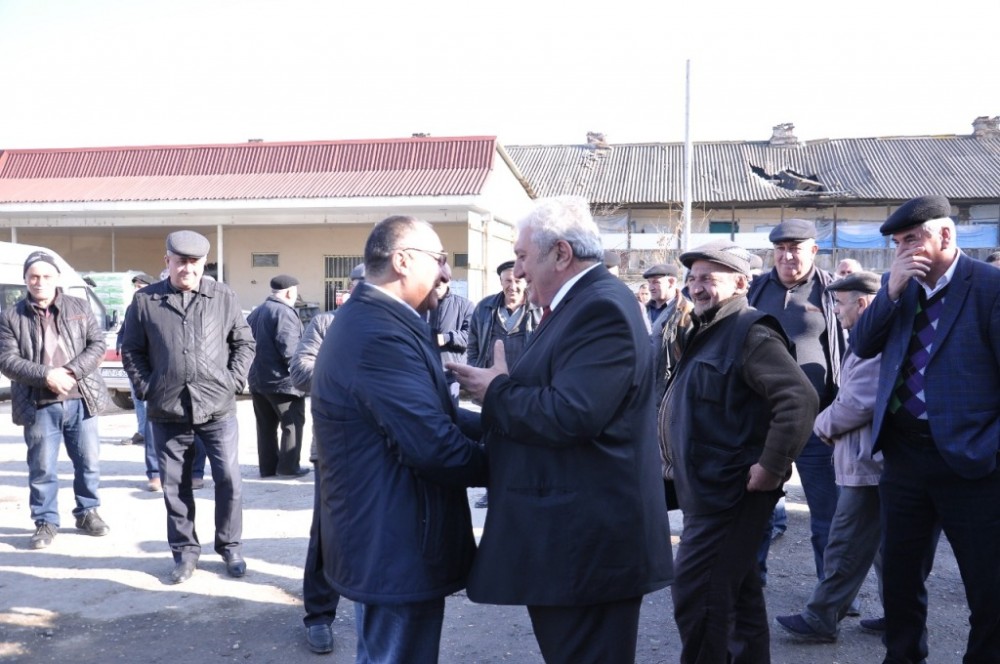 Xaçmazlılar Zeyqəm Hüseynovu dəstəkləyirlər - FOTOLAR