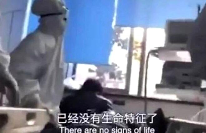Xəstəxanada cəsədlərin videosunu çəkən şəxsi polis saxladı - FOTOLAR