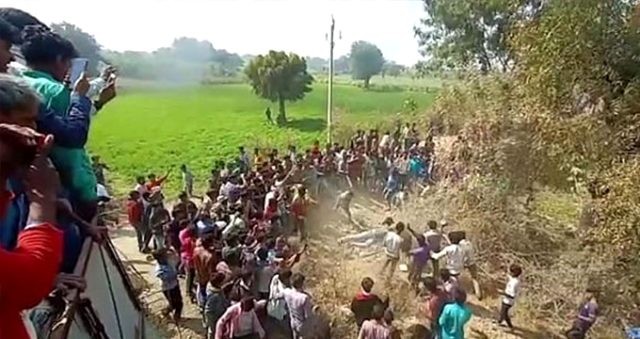 Uşaq oğrularını rayon sakinləri ölümcül döydü - FOTO+VİDEO