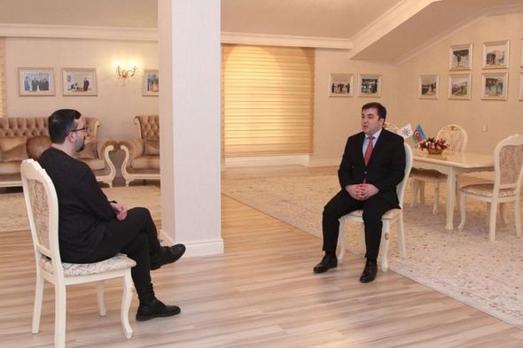 Emin Hacıyev Gürcüstan televiziyasına müsahibəsində hədəflərini açıqladı - FOTO