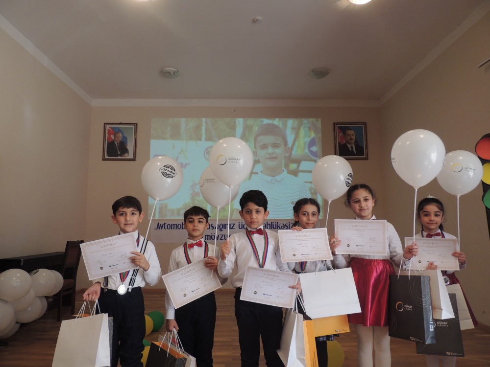 “Avtomobilinizi uşaqlarınız üçün təhlükəsiz edin”  - “Günay Sığorta” (FOTOLAR)