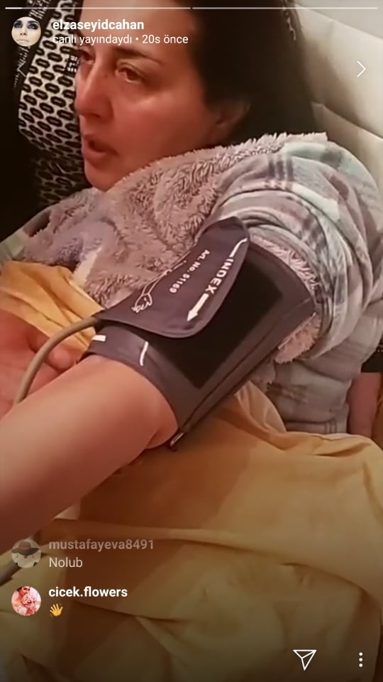 Elza Seyidcahanın səhhəti pisləşdi - FOTO