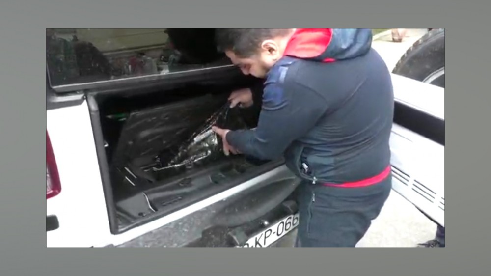 “Jeep”dən 5 kq-dan artıq narkotika çıxdı - FOTO