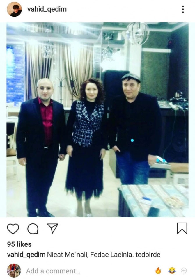 Fədayə Laçın axtarışa verilən meyxanaçı ilə görüşdü - FOTO