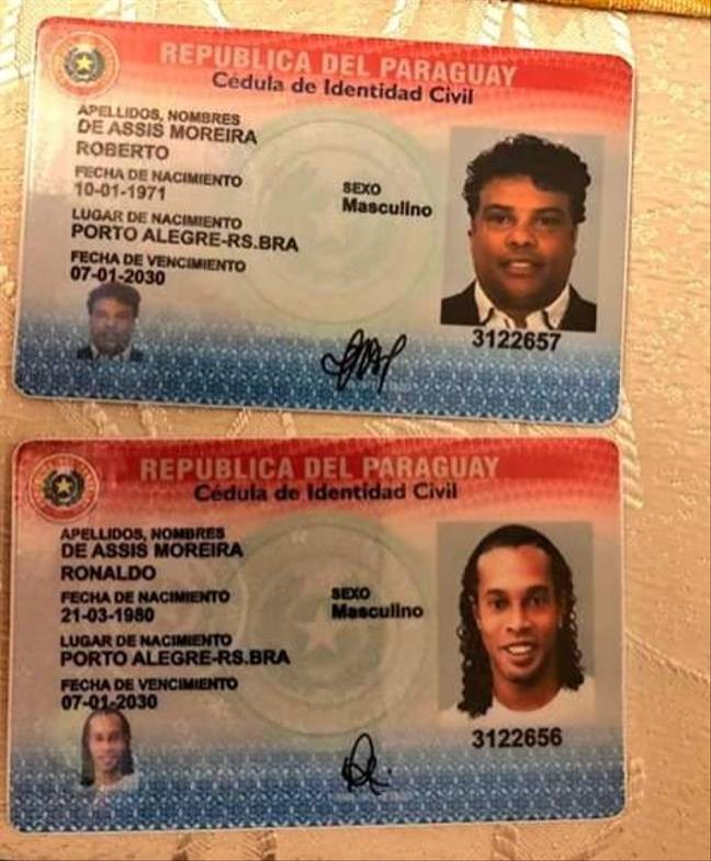 Ronaldinyo və qardaşı sərbəst buraxıldı 