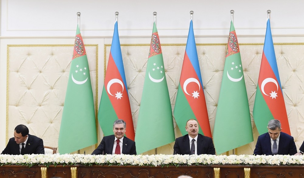 Azərbaycan-Türkmənistan sənədləri imzalandı - FOTOLAR-YENİLƏNİB