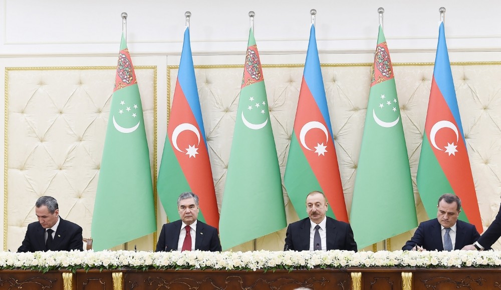 Azərbaycan-Türkmənistan sənədləri imzalandı - FOTOLAR-YENİLƏNİB