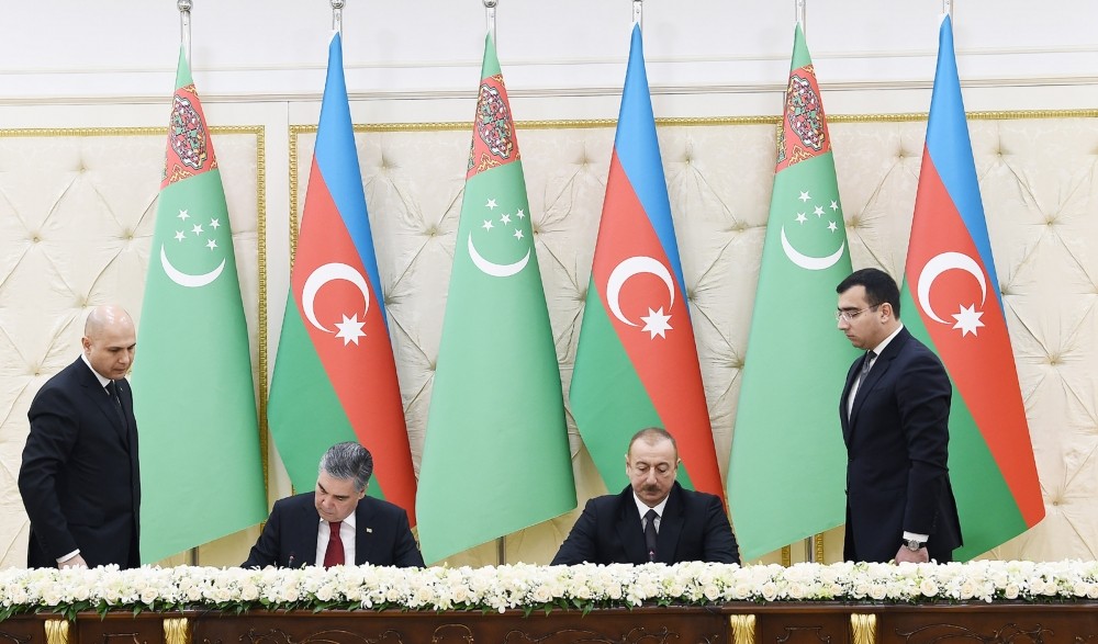 Azərbaycan-Türkmənistan sənədləri imzalandı - FOTOLAR-YENİLƏNİB