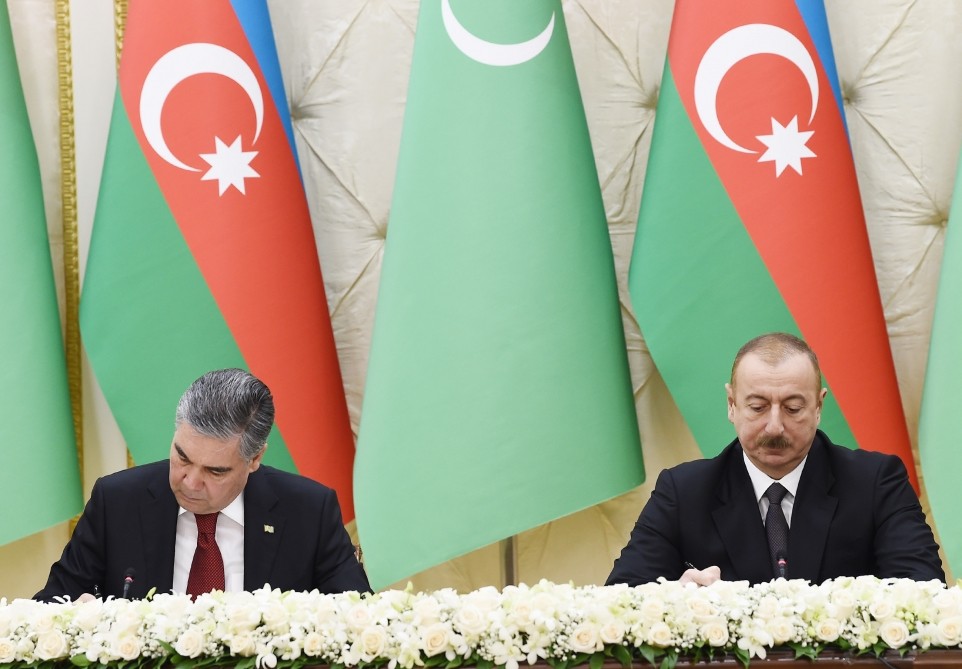 Azərbaycan-Türkmənistan sənədləri imzalandı - FOTOLAR-YENİLƏNİB