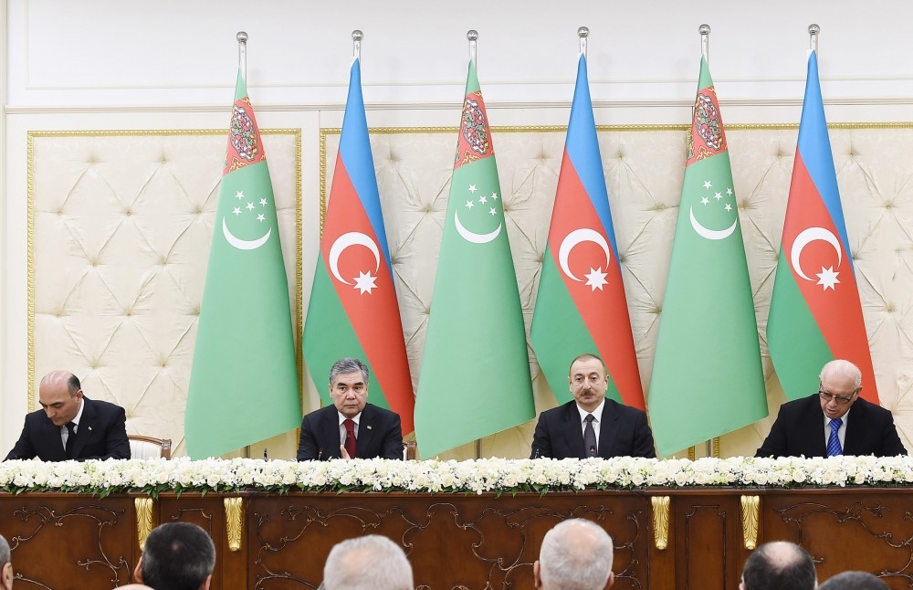 Azərbaycan-Türkmənistan sənədləri imzalandı - FOTOLAR-YENİLƏNİB
