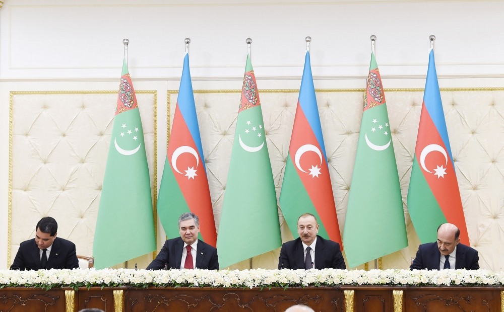 Azərbaycan-Türkmənistan sənədləri imzalandı - FOTOLAR-YENİLƏNİB