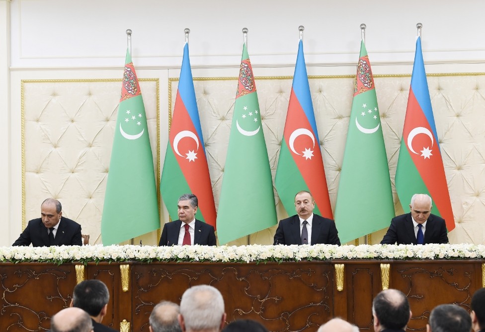 Azərbaycan-Türkmənistan sənədləri imzalandı - FOTOLAR-YENİLƏNİB