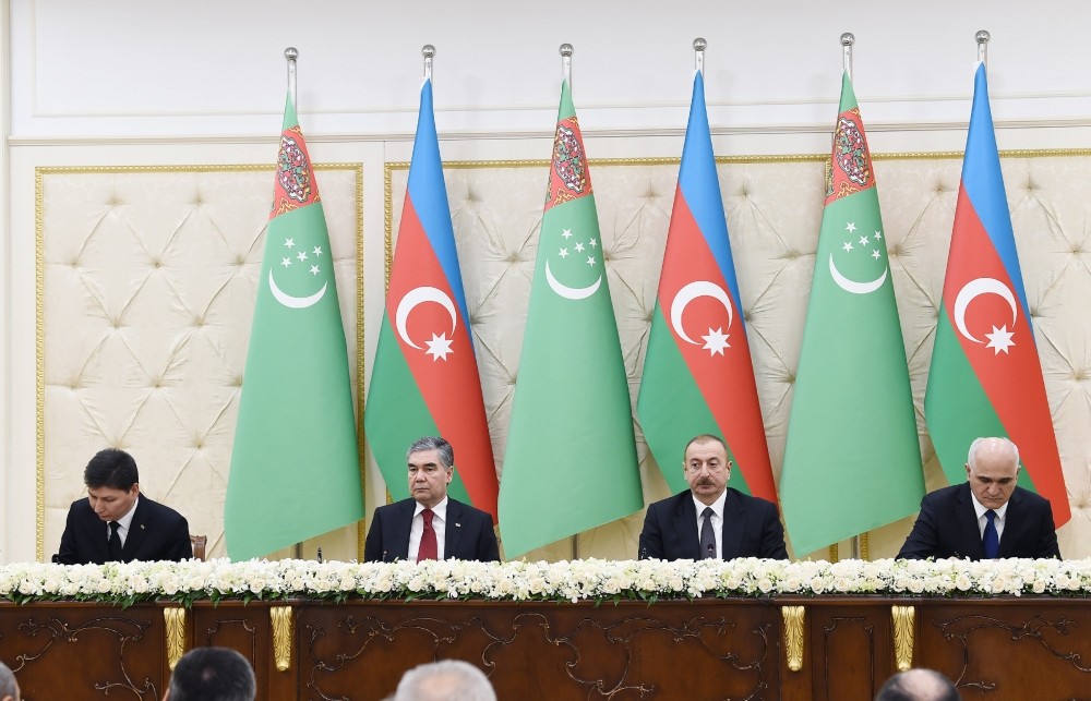 Azərbaycan-Türkmənistan sənədləri imzalandı - FOTOLAR-YENİLƏNİB