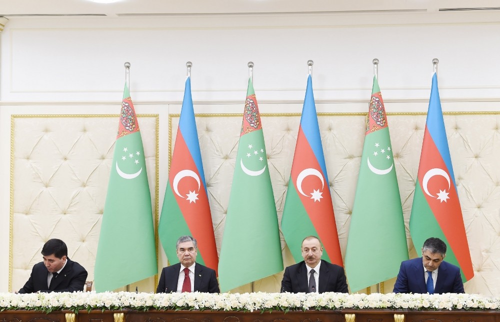 Azərbaycan-Türkmənistan sənədləri imzalandı - FOTOLAR-YENİLƏNİB