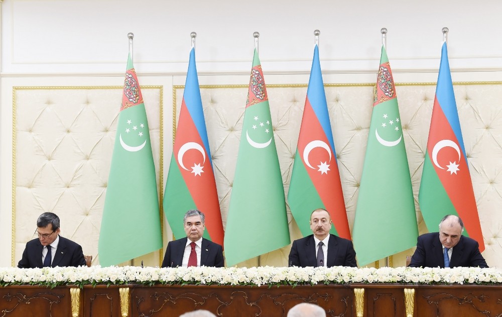 Azərbaycan-Türkmənistan sənədləri imzalandı - FOTOLAR-YENİLƏNİB