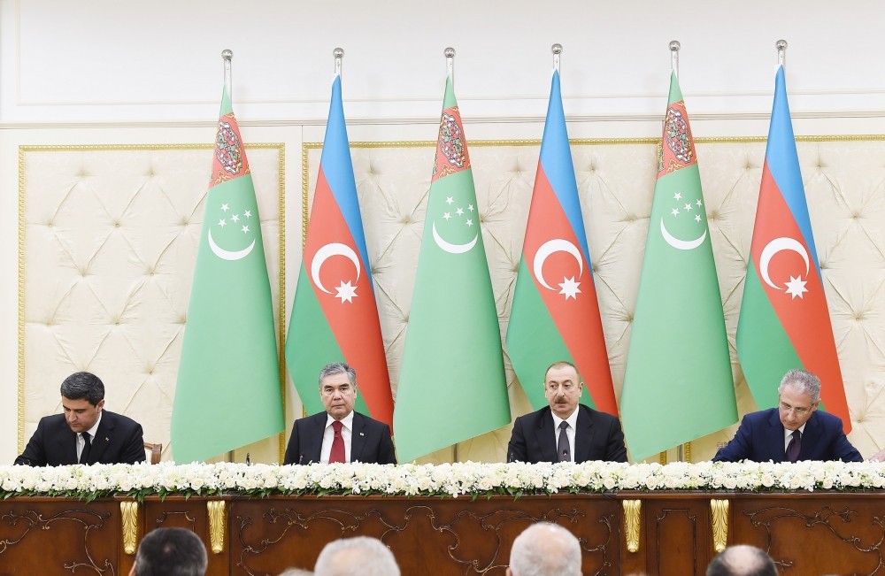 Azərbaycan-Türkmənistan sənədləri imzalandı - FOTOLAR-YENİLƏNİB