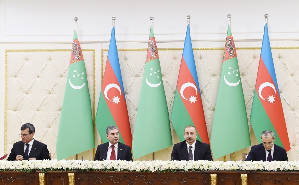 Azərbaycan-Türkmənistan sənədləri imzalandı - FOTOLAR-YENİLƏNİB
