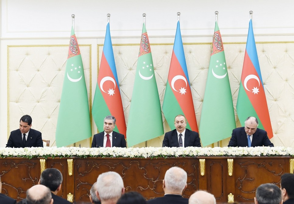 Azərbaycan-Türkmənistan sənədləri imzalandı - FOTOLAR-YENİLƏNİB