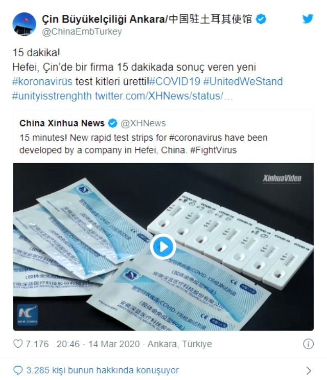Çin koronavirus dərmanının adını açıqladı - FOTO+VİDEO