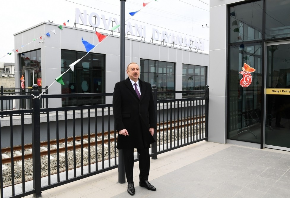 İlham Əliyev yol açılışına qatıldı - FOTOLAR-YENİLƏNİB
