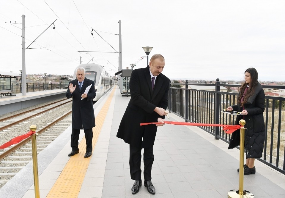 İlham Əliyev yol açılışına qatıldı - FOTOLAR-YENİLƏNİB
