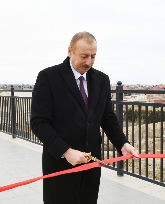 İlham Əliyev yol açılışına qatıldı - FOTOLAR-YENİLƏNİB