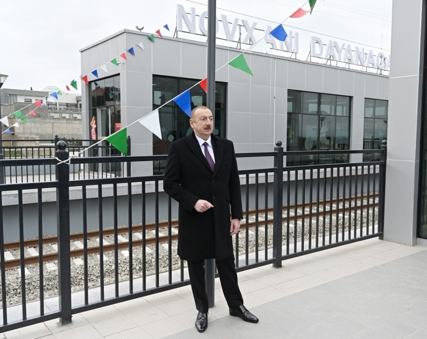 İlham Əliyev yol açılışına qatıldı - FOTOLAR-YENİLƏNİB