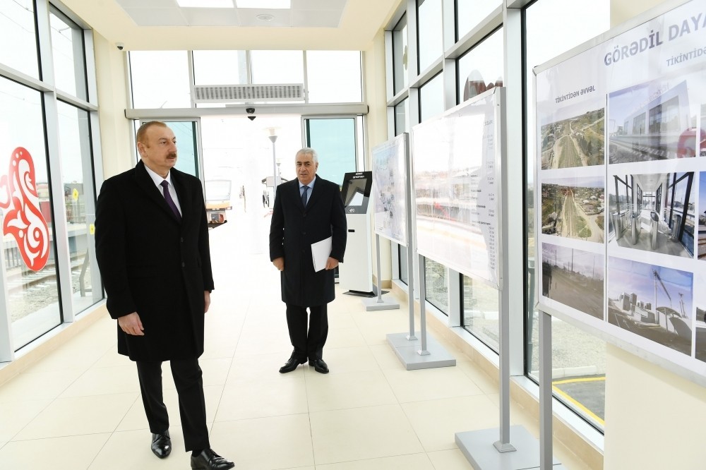 İlham Əliyev yol açılışına qatıldı - FOTOLAR-YENİLƏNİB